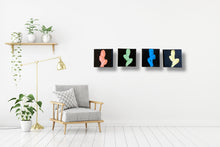 Load image into Gallery viewer, Splashes- Colorful Brushstroke Abstract Wall Art Panels - Alinato Art
