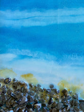 Load image into Gallery viewer, Sponge Worthy- Beach Resin Art- Wood Panel - Alinato Art
