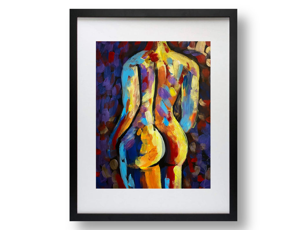 Peachy- Nude Wall Art - Alinato Art