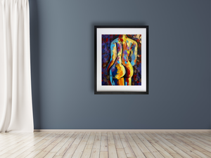 Peachy- Nude Wall Art - Alinato Art